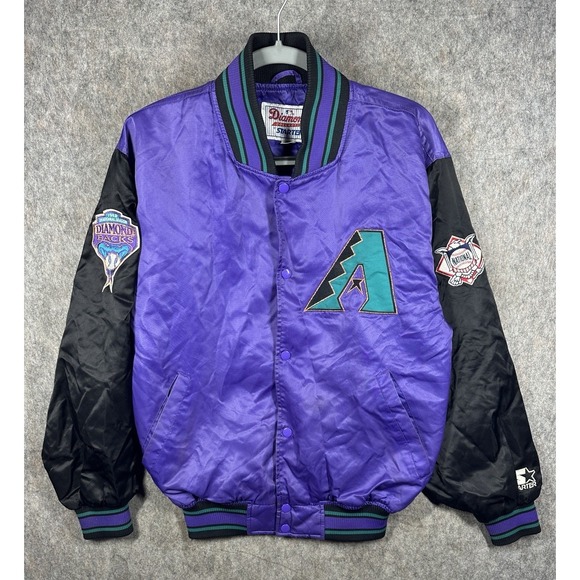 STARTER Other - Vintage 1998 Starter Diamond Collection Arizona Diamondbacks Jacket M Purple MLB
